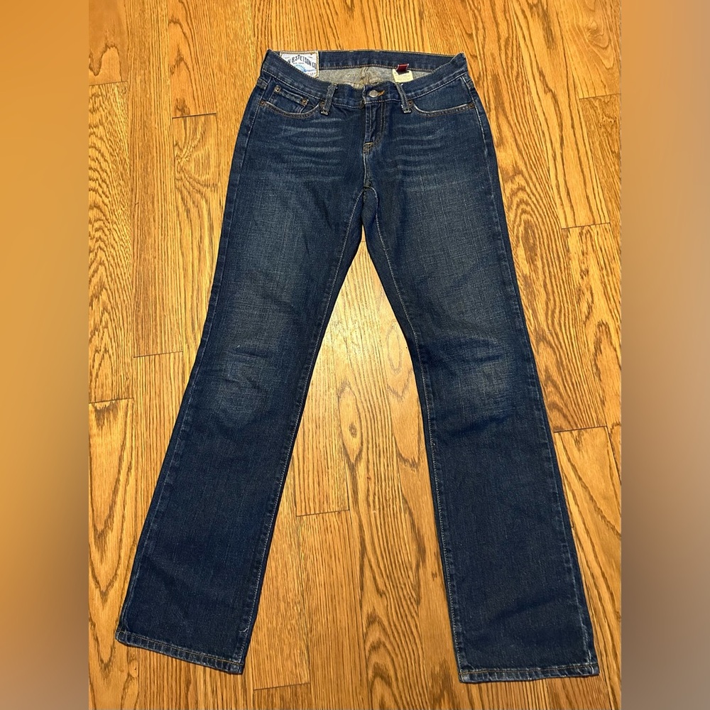 John B Stetson 831 Womens Classic Straight‎ Leg Denim Jeans Western Rodeo